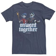 Мужская футболка с портретом Onward Together Duo Disney / Pixar
