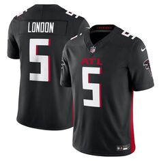 Мужская черная майка Drake London Atlanta Falcons Vapor FUSE Limited Nike