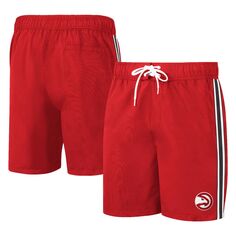 Мужские спортивные шорты Carl Banks Red Atlanta Hawks Sand Beach Volley Swim Shorts G-III