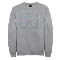 Мужской свитшот с вышитым логотипом MTV Licensed Character