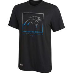 Мужская черная футболка с аутентичным клатчем Carolina Panthers Joint Outerstuff