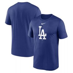 Мужская футболка с логотипом Royal Los Angeles Dodgers New Legend Nike