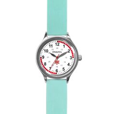 Женские часы для медсестер Dakota среднего размера с легким чистящимся силиконовым ремешком