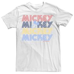 Мужская футболка Mickey Mouse Mickey Word Stack Disney