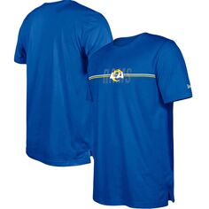 Мужская футболка тренировочного лагеря НФЛ Royal Los Angeles Rams 2023 New Era