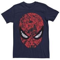 Мужская футболка с рисунком маски Человека-паука Marvel