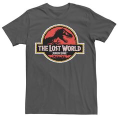 Мужская футболка с логотипом фильма «Затерянный мир» Jurassic Park