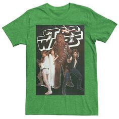Мужская винтажная футболка с плакатом для группы Star Wars