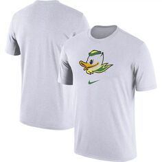 Мужская белая футболка Oregon Ducks Essentials Nike