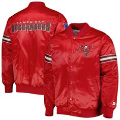 Мужская красная куртка с кнопками Tampa Bay Buccaneers The Pick and Roll Starter