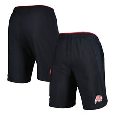 Мужские черные тканые шорты Utah Utes Under Armour