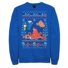 Мужской свитер &apos;s Finding Dory Hank Nemo Dory Ugly, флисовый пуловер с графическим рисунком Disney / Pixar
