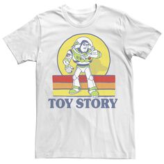 Мужская футболка с логотипом в стиле ретро «История игрушек Базз Лайтер» Disney / Pixar