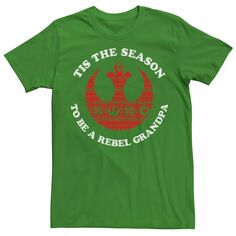 Мужская рождественская футболка «Звездные войны» станет бунтовщиком Licensed Character