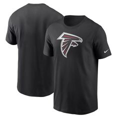 Мужская черная футболка с логотипом Atlanta Falcons Primary Nike