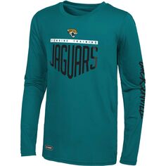 Мужская темно-бирюзовая футболка Jacksonville Jaguars Joint Authentic Impact с длинным рукавом Outerstuff