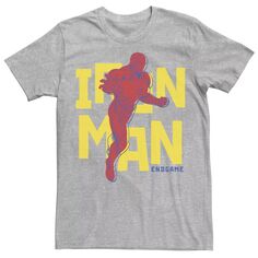 Мужская футболка с рисунком «Мстители: Финал» и «Железный человек» с портретом в стиле поп-арт Marvel