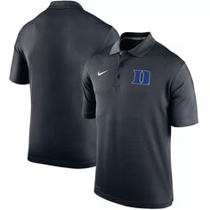 Мужская черная футболка-поло с логотипом Duke Blue Devils Big &amp; Tall Primary Varsity Performance Nike