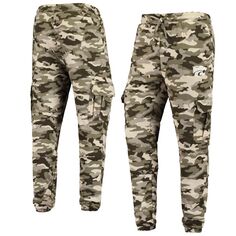 Мужские флисовые брюки с камуфляжным принтом Kansas State Wildcats OHT Military Appreciation Code Colosseum