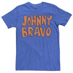 Мужская футболка с логотипом Cartoon Network Johnny Bravo Licensed Character