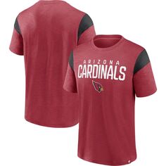 Мужская футболка с логотипом Cardinal/черная, домашняя эластичная футболка Arizona Cardinals Team Fanatics