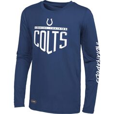 Мужская футболка с длинным рукавом Royal Indianapolis Colts Impact Outerstuff