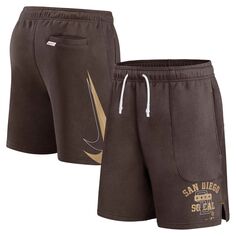 Мужские коричневые шорты для игры с мячом San Diego Padres Statement Nike