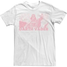 Мужская однотонная футболка «Звездные войны Дарт Вейдер» Licensed Character