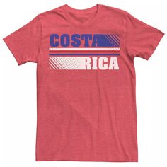 Мужская футболка Gonzales Costa Rica с яркими буквами и надписью Stack Licensed Character
