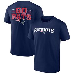 Мужская двусторонняя футболка Profile New England Patriots Big &amp; Tall