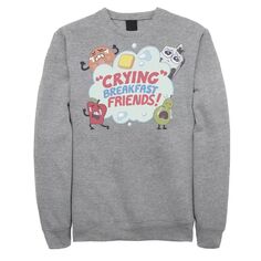 Мужской свитшот Cartoon Network Steven Universe Crying Breakfast Friends Licensed Character