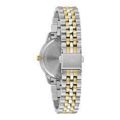 Женские часы с двухцветным бриллиантовым акцентом — 98P198 Bulova