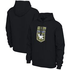 Мужской черный пуловер с капюшоном Kentucky Wildcats Veterans Camo Nike