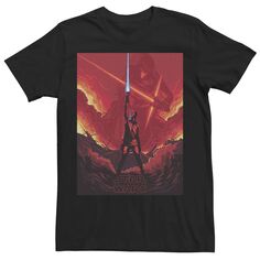 Мужской красный свитшот с плакатом Last Jedi Rey Sabre Reach Star Wars