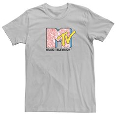 Мужская футболка с логотипом MTV Music Television Licensed Character