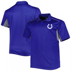 Мужская цветная рубашка-поло Royal Indianapolis Colts Big &amp; Tall Team