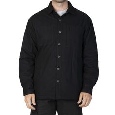 Мужская куртка-рубашка из парусины на флисовой подкладке Sonoma Goods For Life, черный