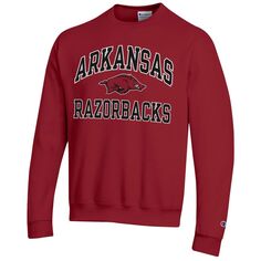 Мужской пуловер с высоким мотором Cardinal Arkansas Razorbacks Champion