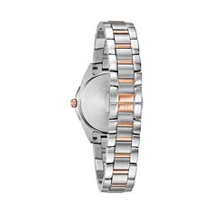 Женские двухцветные часы Sutton Diamond из нержавеющей стали - 98R264 Bulova
