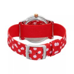 Женские двухцветные двусторонние часы в горошек &apos;s Minnie Mouse Disney