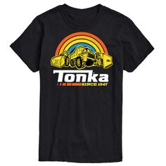 Футболка Big &amp; Tall Rainbow с рисунком 47 Tonka, черный
