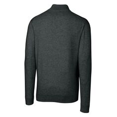 Мужской пуловер с молнией большого и высокого размера Lakemont Tri-Blend Cutter &amp; Buck, черный