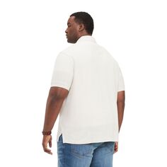 Влагоотводящая футболка-поло индивидуального кроя Big &amp; Tall Tommy Hilfiger, ярко-белый