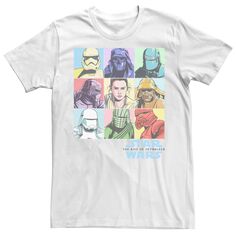 Мужская футболка с изображением персонажа «Звездные войны: Скайуокер. Восход» Licensed Character, белый