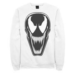 Мужской флисовый пуловер с графическим рисунком Venom Iconic Openmouth Symbiote Face Marvel