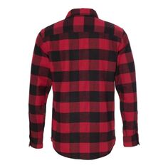 Фланелевая рубашка с длинными рукавами, окрашенная в пряжу Burnside, красный