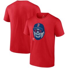 Мужская красная футболка с рисунком Дэвида Ортиса Boston Red Sox Hall of Fame Fanatics