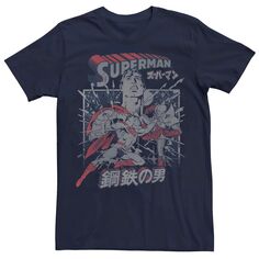 Мужская футболка с плакатом Superman Kanji Krypton DC Comics