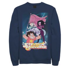 Мужской свитшот с плакатом и флагом команды Cartoon Network Steven Universe Licensed Character, синий