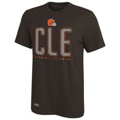 Мужская коричневая футболка Cleveland Browns Joint Record Setter Outerstuff